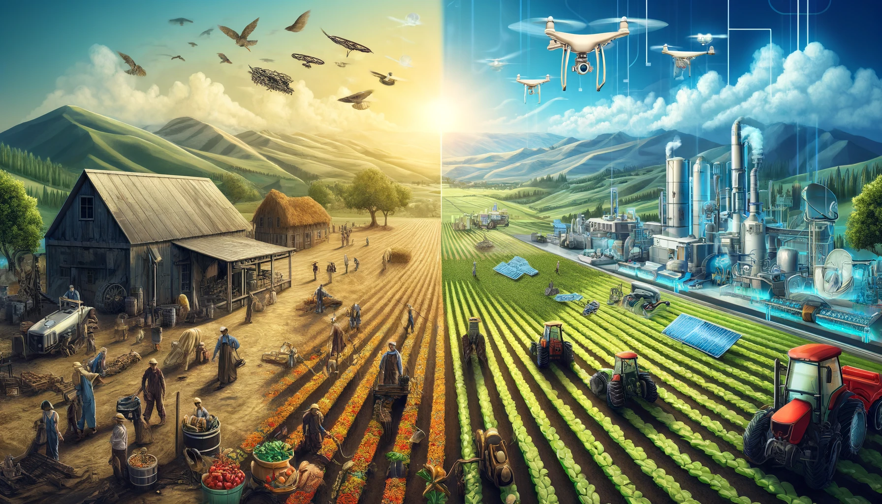 Automated Farming transforms traditional methods with AI, robotics, and data for precision and efficiency.