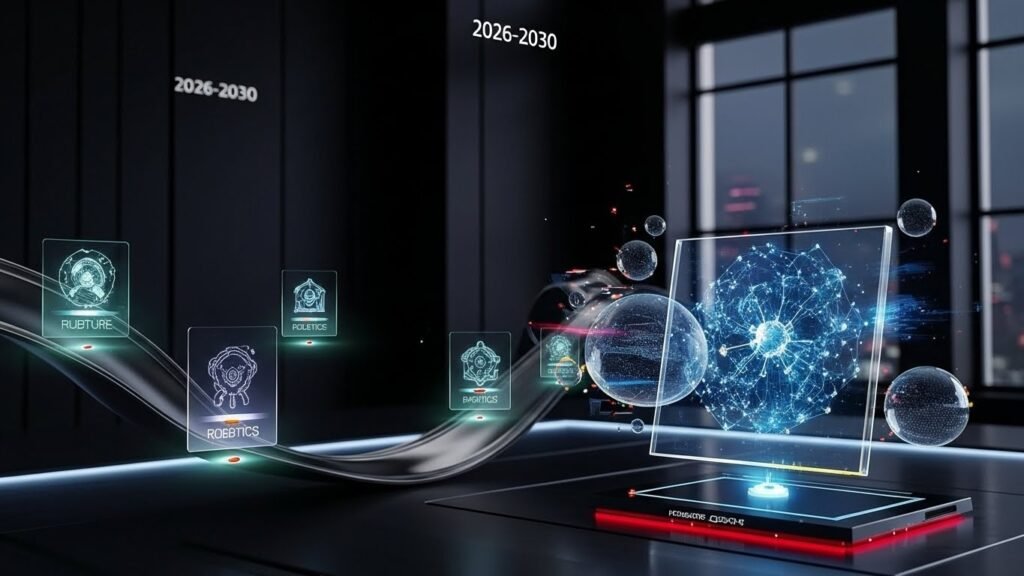 Professional visualization of human-AI collaboration in a corporate boardroom, illustrating the ROI of integrated AI strategies.