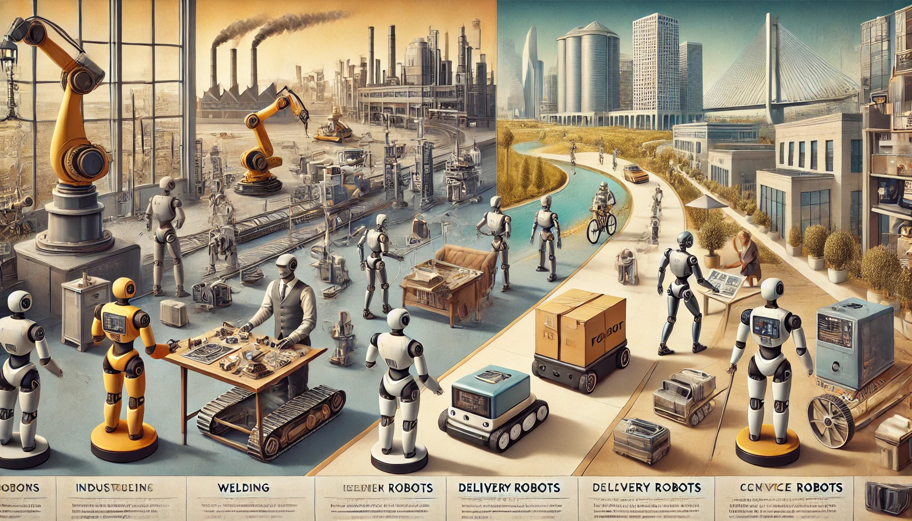 The field of robotics features a wide variety of robots, each designed to serve specific purposes.