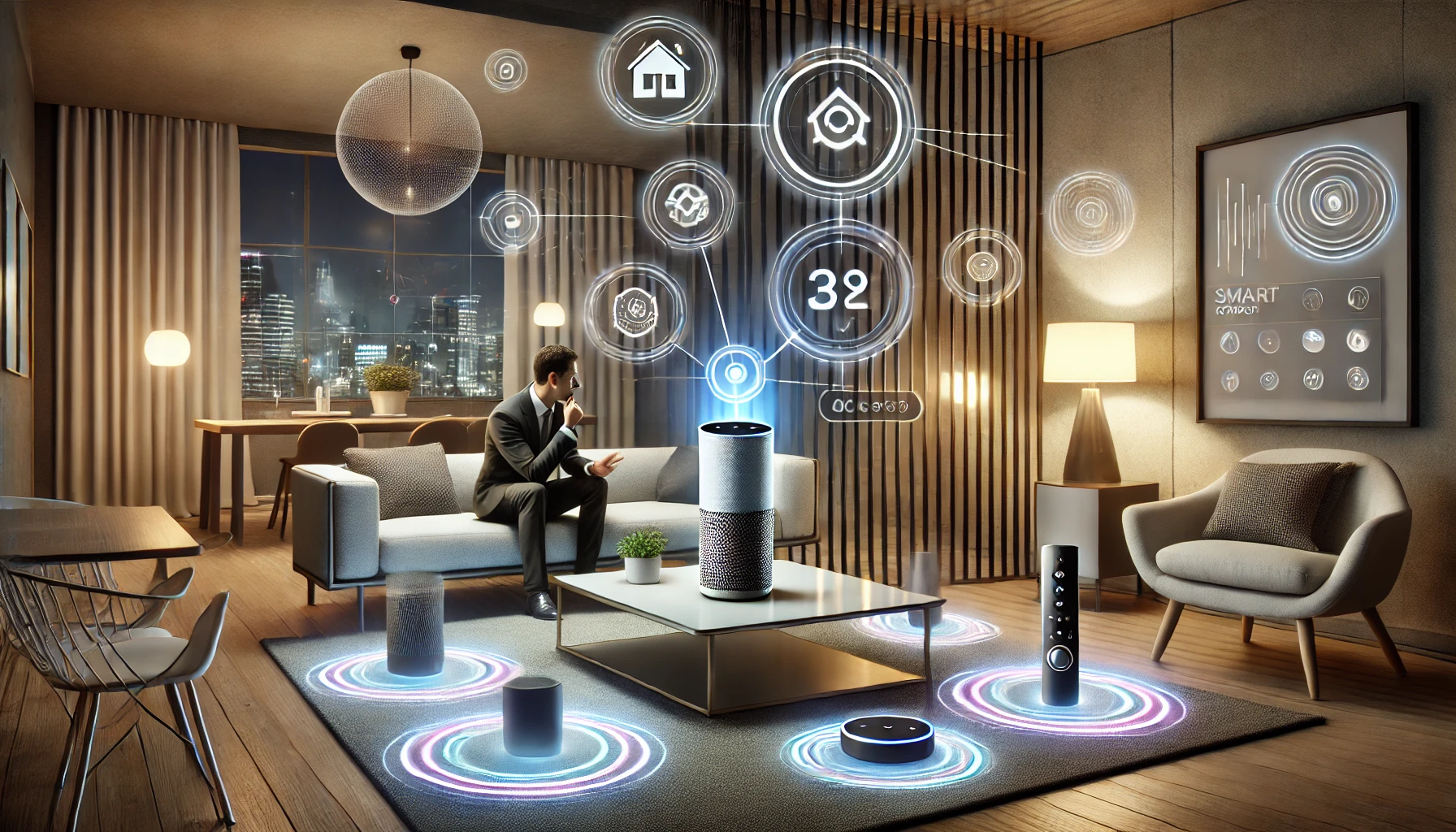 A Voice Controlled Home Automation System manages smart devices, like lights and thermostat, via voice commands.