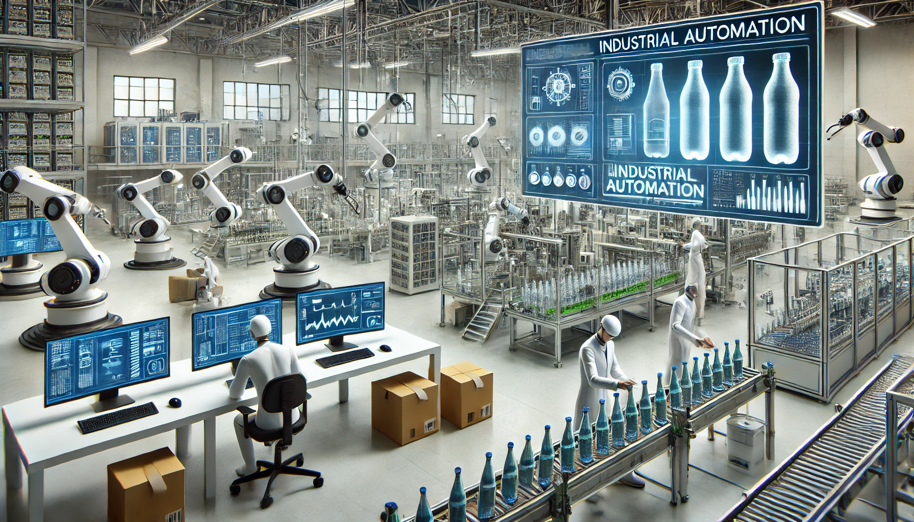 Benefits of Industrial Automation Applications
Enhanced Productivity and Efficiency

Industrial automation applications significantly enhance productivity by automating repetitive and time-consuming tasks. Automated systems ensure consistent performance and eliminate human errors, allowing businesses to achieve greater output with less effort.

Streamlining Business Operations

Automation streamlines operations by integrating systems and processes across departments. For instance, automated supply chain management systems help monitor inventory, manage logistics, and ensure timely delivery, reducing downtime and increasing overall efficiency.

Cost Reduction and Resource Optimization

Industrial automation applications play a crucial role in reducing costs while optimizing resources. Automated systems use energy more efficiently and reduce waste, contributing to sustainable practices.

Minimizing Errors with Automation Systems

By replacing manual processes with precise automated solutions, businesses can minimize errors that lead to costly rework. Quality control systems powered by automation ensure products meet high standards, improving customer satisfaction and reducing expenses.