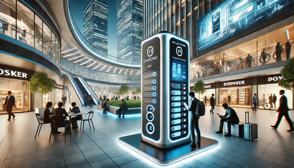 Mobile Phone Charging Vending Machines