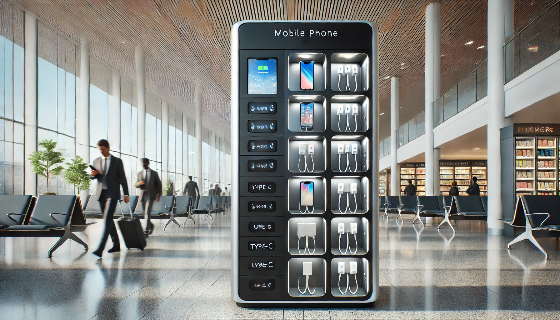 Mobile Phone Charging Vending Machines