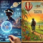 Augmented Reality Animation vs. Traditional Animation – A visual comparison of technology and style