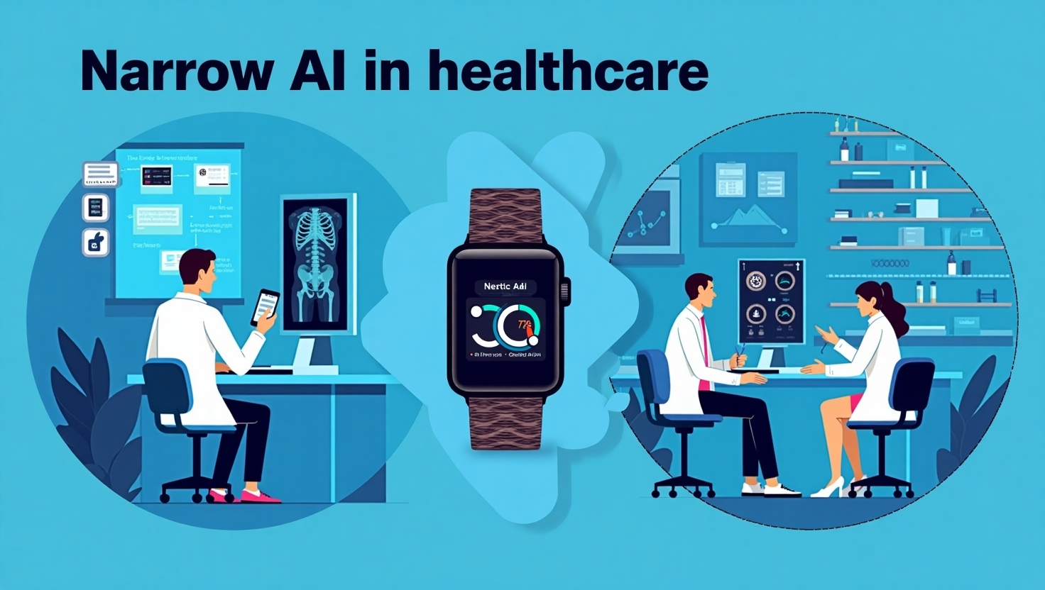 Impact of Narrow AI in Healthcare: Diagnostics, Health Tracking, and Drug Discovery