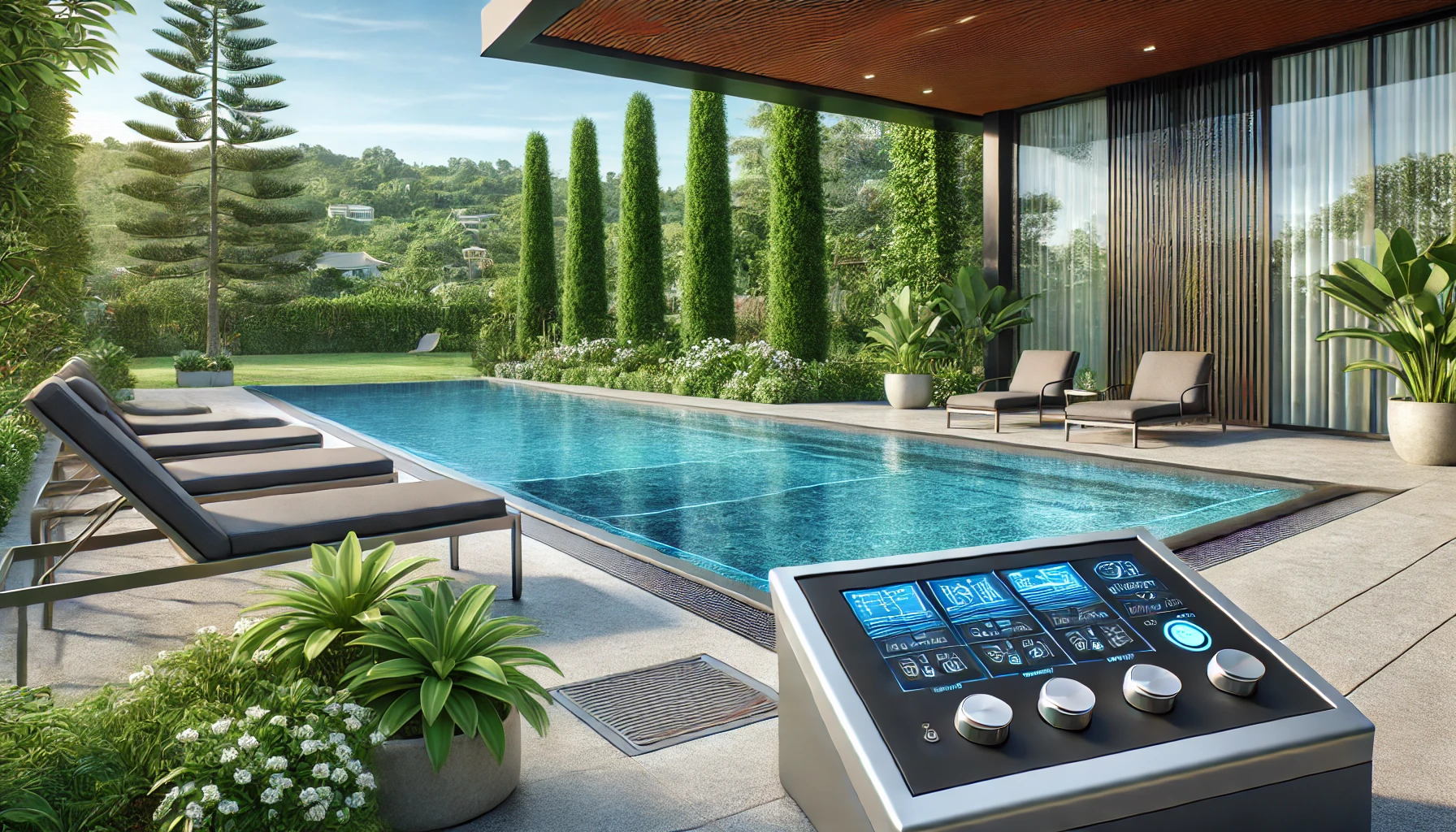 Several types of automated pool control systems are designed to meet different needs and budgets