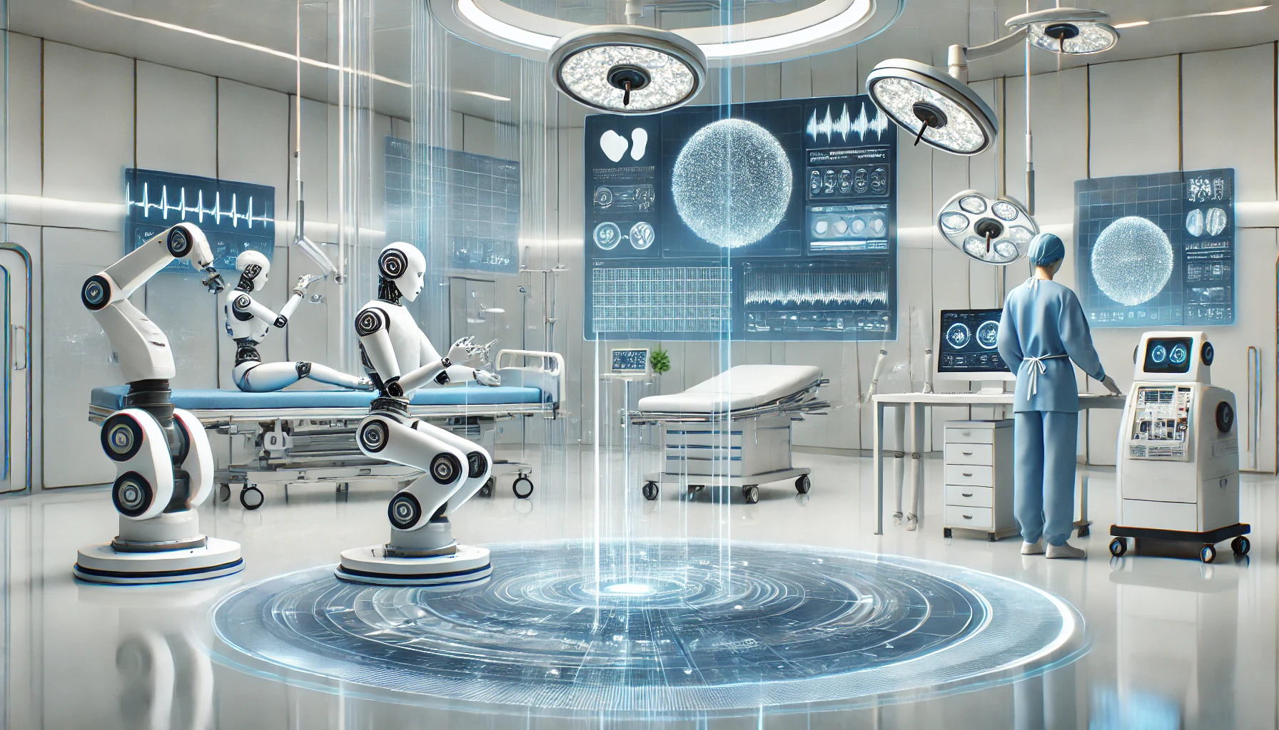 Intelligent automation in healthcare refers to the use of advanced technologies such as  (AI), machine learning (ML), n (RPA), and  (NLP) to streamline and optimize healthcare processes.