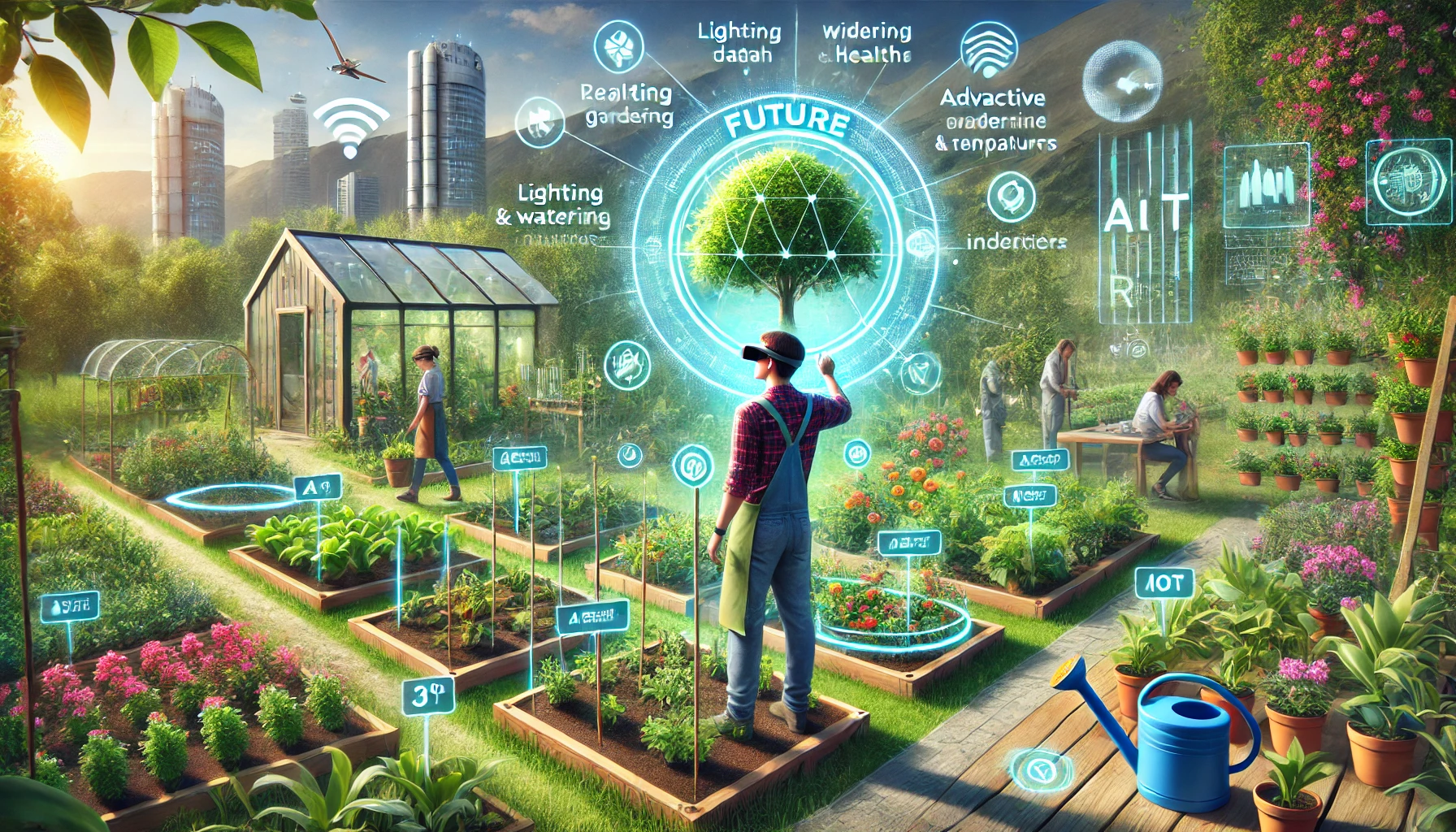 The future of Plant Augmented Reality in horticulture, with AI, IoT, and sustainability integration