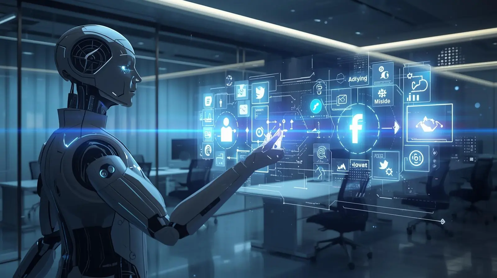 AI generating personalized marketing content and social media campaigns